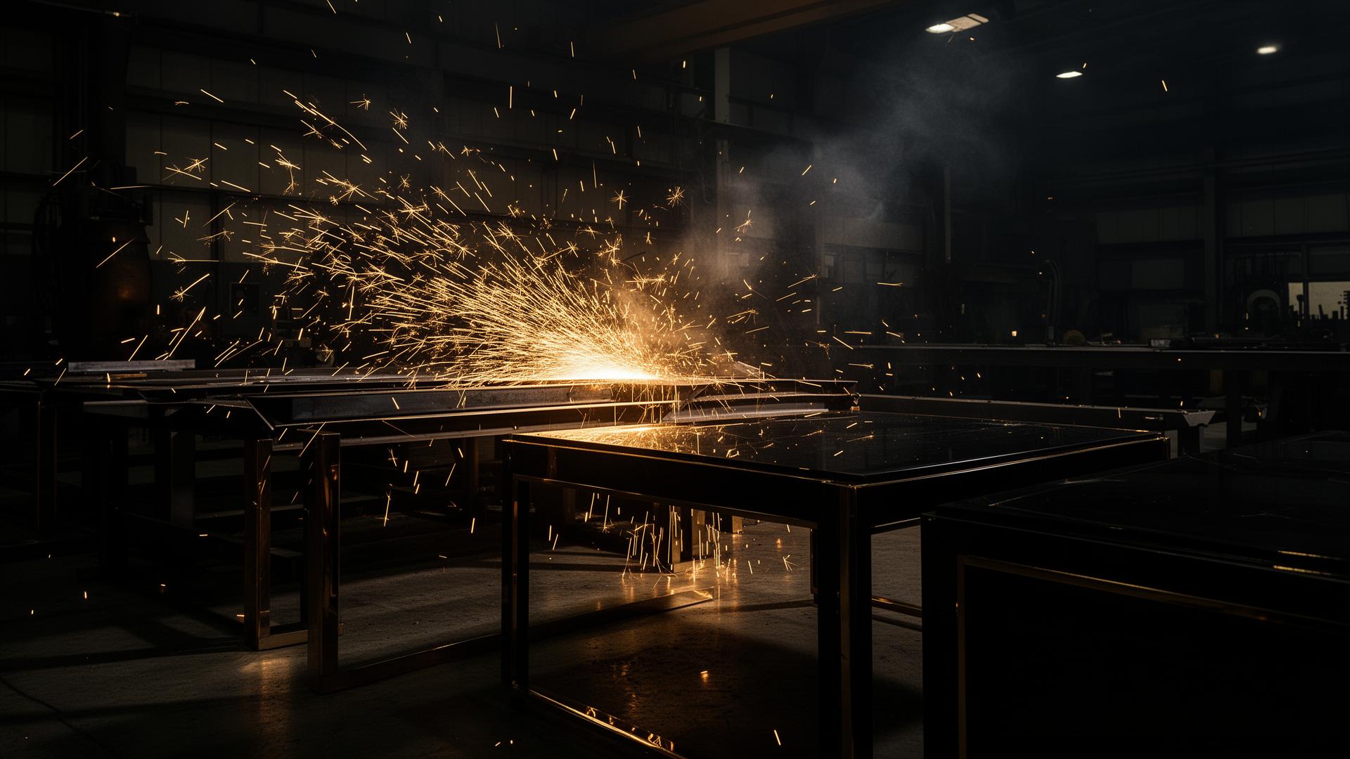 Baqir Interiors steel fabrication workshop
